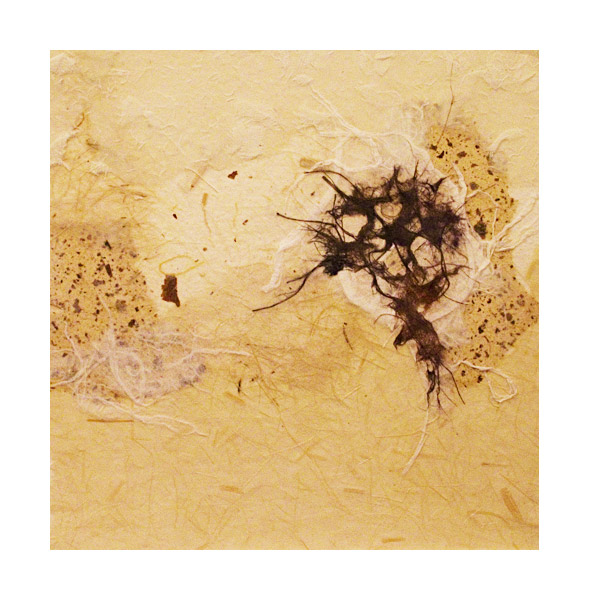 Desert Textures, Collage painting