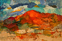 High Desert Landscape - collage