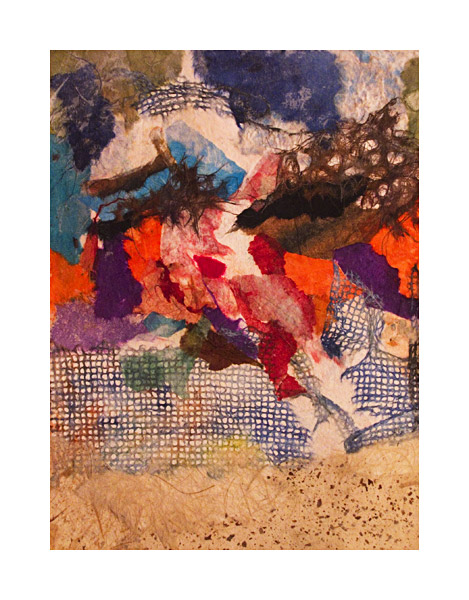 Passage, painted collage